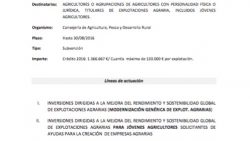 Circular 21: subvenciones para inversiones en explotaciones agrícolas (NO olivar)